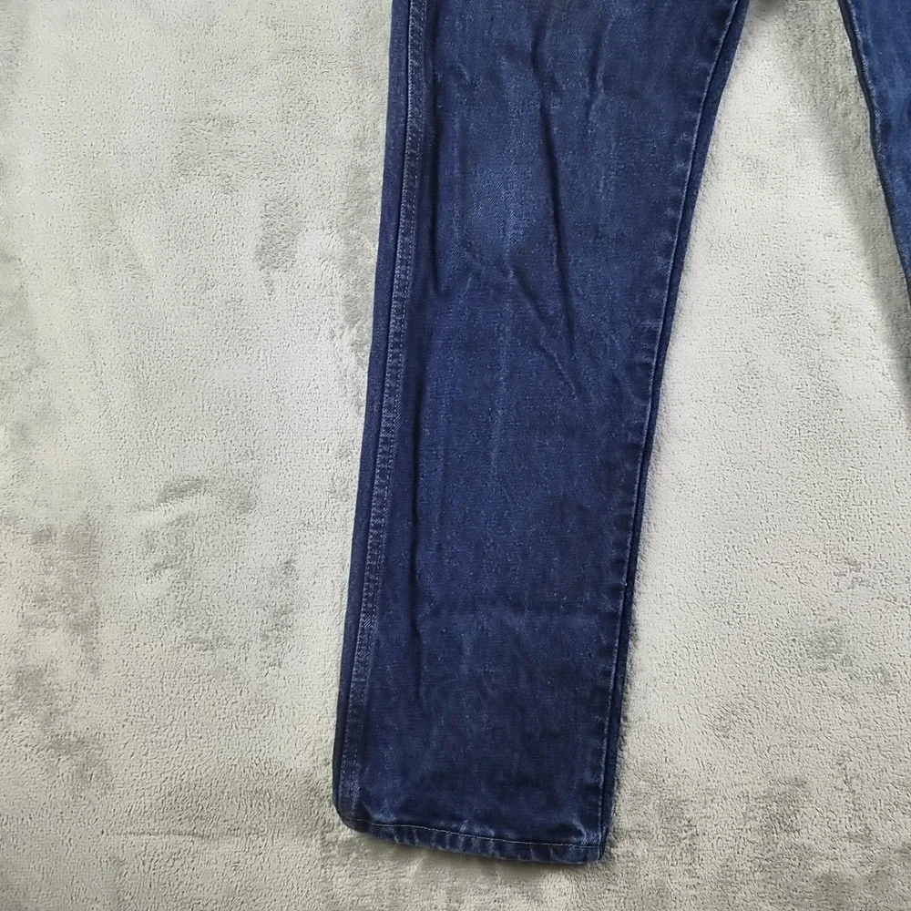 Vintage Rustler Jeans‎ Mens 32x32 Blue Denim Straight Leg Dark Wash 100% Cotton